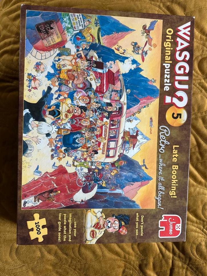Wasgij Original 5, 1000 stukjes compleet, Hobby en Vrije tijd, Denksport en Puzzels, Gebruikt, Legpuzzel, 500 t/m 1500 stukjes