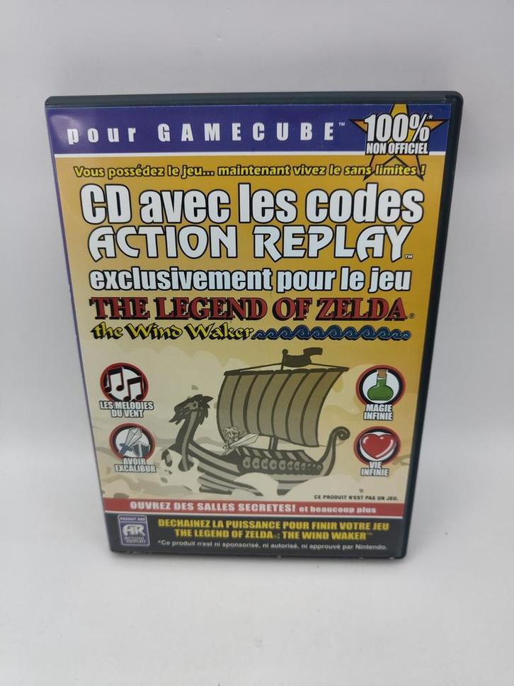 Action Replay Zelda Wind Waker Gamecube, Spelcomputers en Games, Games | Nintendo GameCube, Gebruikt, Avontuur en Actie, 1 speler