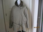 CLAUDIA STRATER trenchcoat met imitatie bontkraag:mt 42/44, Bruin, Maat 42/44 (L), Ophalen of Verzenden, Zo goed als nieuw