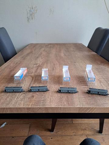 4 stuks roco wagons 25334 in ovp N-spoor  beschikbaar voor biedingen