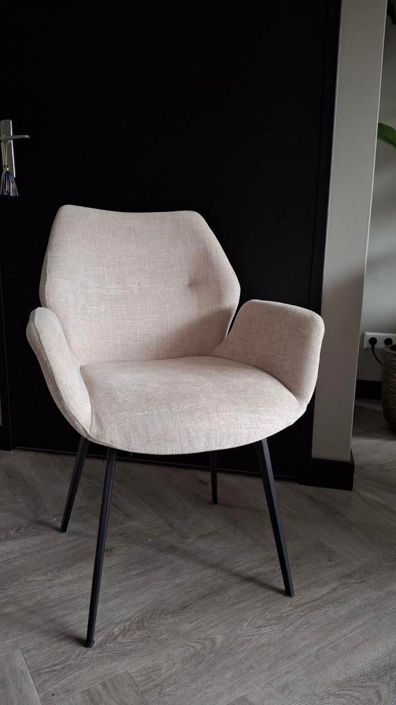 4x Eetstoelen., Ophalen, Minder dan 75 cm, Zo goed als nieuw, Stof