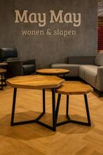 Salontafel 2-Delig 8-Hoekig Mango Direct/leverbaar E-7258, Huis en Inrichting, Ophalen, Minder dan 50 cm, Nieuw, Minder dan 50 cm