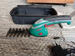 Bosch Isio Buxusschaar + Opbergtas, Ophalen of Verzenden, Gebruikt, Accu, Bosch