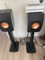 Bluesound N330 Powernode + Kef Ls50 50th Anniversary Model, Ophalen, Zo goed als nieuw, Front, Rear of Stereo speakers, Overige merken