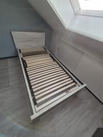 Bed 200 x 90 cm, Ophalen, Eenpersoons, Steigerhout, 90 cm