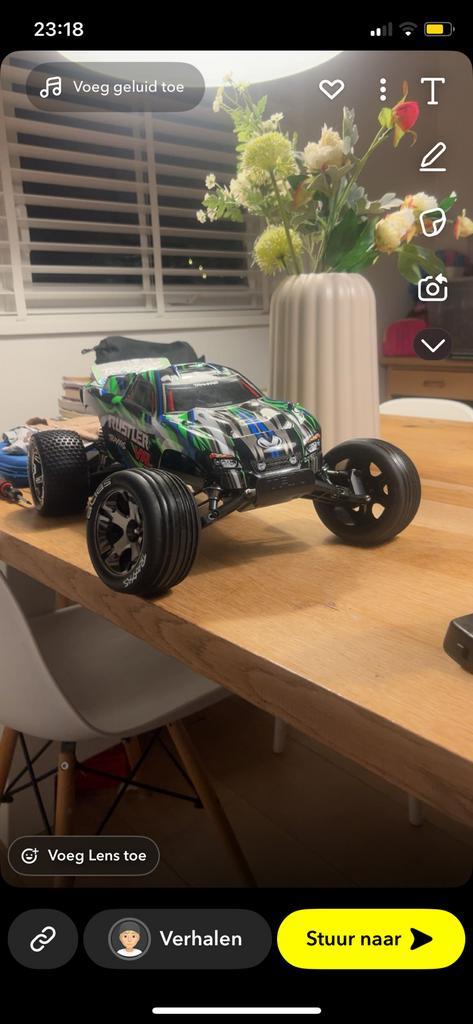 Traxxas rustler 120kpu, Hobby en Vrije tijd, Modelbouw | Radiografisch | Auto's, Auto offroad, Elektro, Ophalen of Verzenden