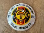 Oude Franse herdenkingsbadge WOII emaille, Ophalen, Overige soorten, Overige gebieden, Embleem of Badge