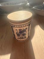 Delfts Blauw Potje met Houten Deksel, Ophalen