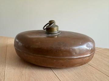 Koperen warmwaternkruik 28 lang x 19 breed x 13 hoog beschikbaar voor biedingen