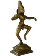 Bronzen Shiva Nataraja Beeldje – Zuid-India, ca. 1950–1970, Ophalen of Verzenden, Gebruikt