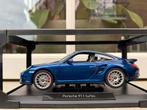 1:18 Porsche 911 (997.2) Turbo PDK blauw 2010 Norev, Auto, Norev, Norev, Zo goed als nieuw