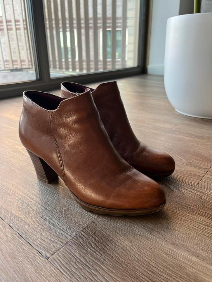 Cognac kleurige enkellaarsjes, Kleding | Dames, Schoenen, Gedragen, Lage of Enkellaarzen, Bruin, Ophalen of Verzenden