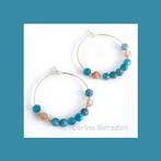 Creolen met natuursteen, Sieraden, Tassen en Uiterlijk, Edelstenen, Ophalen of Verzenden, Nieuw