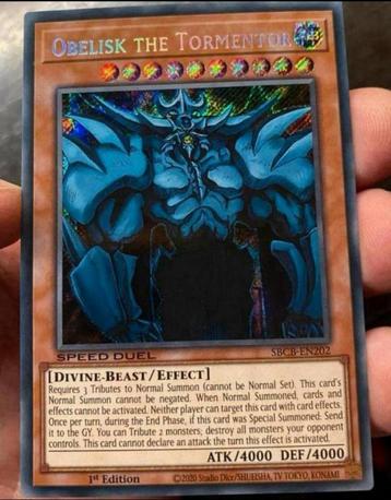 Yu-Gi-Oh! Obelisk The Tormentor SBCB 1st Ed M/NM ! beschikbaar voor biedingen