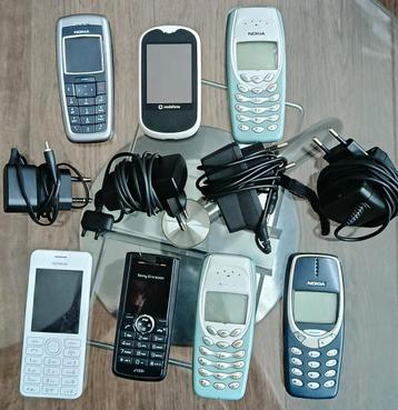 Nokia gsm 3310 + 206+ overige beschikbaar voor biedingen
