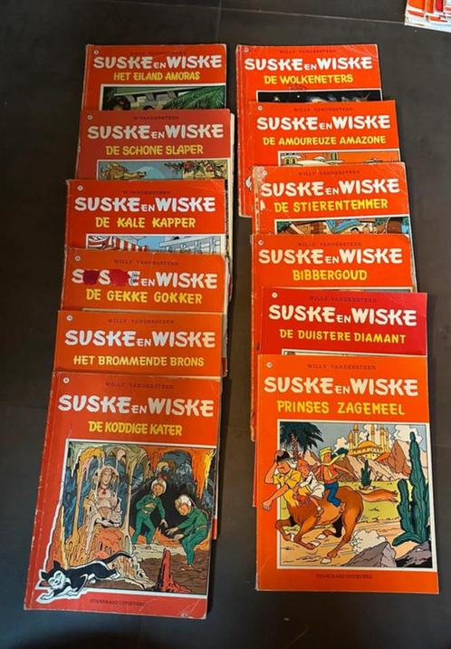 12x Suske en Wiske stripboeken verzamelaar, Boeken, Stripboeken, Gelezen, Meerdere stripboeken, Ophalen of Verzenden