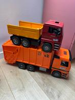 Bruder vrachtwagen en kiepwagen, Kinderen en Baby's, Speelgoed | Speelgoedvoertuigen, Gebruikt, Ophalen of Verzenden