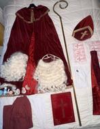 Sinterklaaskostuum fluweel compleet met oa staf baard boek, Diversen, Ophalen, Gebruikt