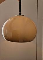 Vintage hanglamp mushroom - met trekveer - mooi jaren 70, Minder dan 50 cm, Ophalen of Verzenden, Zo goed als nieuw