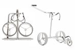 JuStar JuCad Carbon Golf E-Trolley silver, Sport en Fitness, Golf, Ophalen of Verzenden, Gebruikt