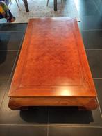 Grote salontafel, opiumtafel, hout, 145 cm x 85 cm, 50 tot 100 cm, Minder dan 50 cm, Koloniaal, Gebruikt