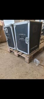 2 Dynacord Speakers - 150W, Ophalen of Verzenden, Gebruikt, Speaker of Versterker, Flightcase