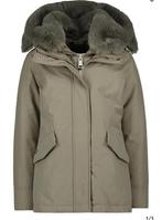 Airforce jas groen bontjas maat l, Kleding | Dames, Jassen | Winter, Ophalen of Verzenden, Zo goed als nieuw, Groen