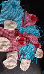 Kinderschortjes & koksmutsen voor kinderfeestje 6X, Ophalen of Verzenden, Jongen of Meisje