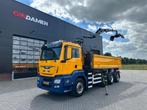 MAN TGS 35.440 8x4 Tridem Kipper/ Z-Kraan Euro 6 (bj 2014), Auto's, Vrachtwagens, Automaat, Euro 6, Overige kleuren, MAN