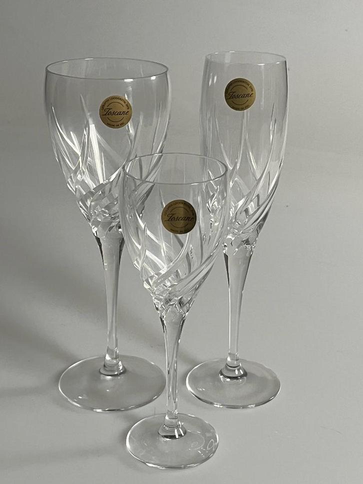 Wedgwood Toscane Albert Heijn glasservies, Huis en Inrichting, Keuken | Servies, Zo goed als nieuw, Glas of Glazen, Wedgwood, Glas