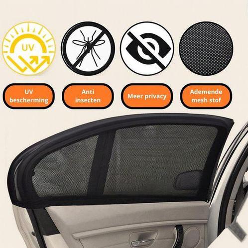 Zonnescherm Auto 2 Stuks (Achterdeur) Universeel, Auto-onderdelen, Ruiten en Toebehoren, Gebruikt, Ophalen of Verzenden