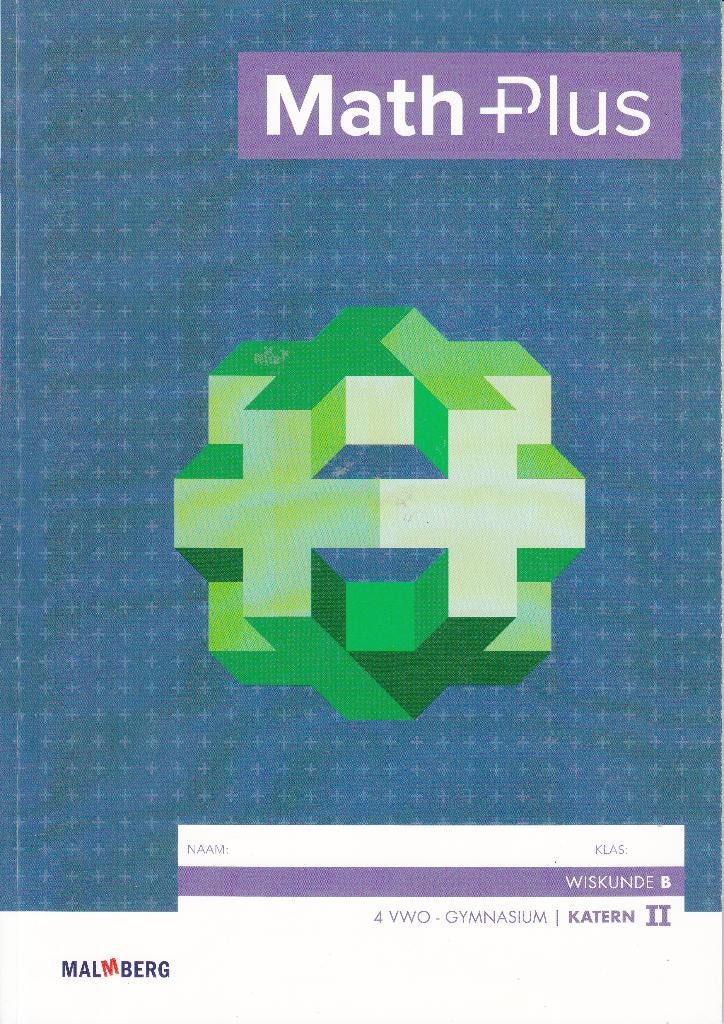 Wisk math plus VWO/Gymn 4B, Boeken, Schoolboeken, Ophalen of Verzenden, Zo goed als nieuw, VWO