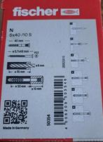 Fischer schroeven met plug 660 + 6x40, Doe-het-zelf en Verbouw, IJzerwaren en Bevestigingsmiddelen, Ophalen of Verzenden, Nieuw
