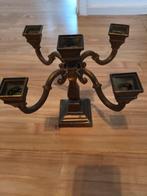 Oude kandelaar voor 5 kaarsen, Antiek en Kunst, Ophalen of Verzenden, Koper of Brons