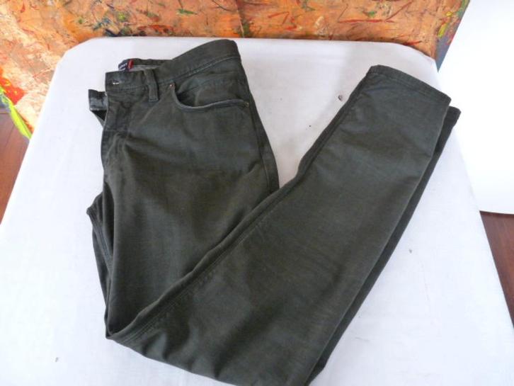 Trendy groene jeans broek 5pocket State of Art , M 48-50, Kleding | Heren, Spijkerbroeken en Jeans, Zo goed als nieuw, W33 - W34 (confectie 48/50)