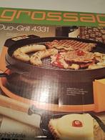 Grossag Duo Grill met 4 Pannetjes - €10, Ophalen of Verzenden, Zo goed als nieuw, Tafelgrill