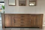 Mooie houten dressoir, Ophalen, Gebruikt, Eikenhout, 200 cm of meer