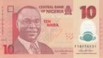 Nigeria bankbiljet 10 Naira 2022 polymeer, Pick New UNC, Verzenden, Nigeria, Los biljet