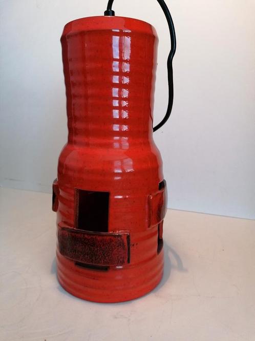 Keramiek Hanglamp Jaren 60-70, Huis en Inrichting, Lampen | Hanglampen, Gebruikt, Minder dan 50 cm, Overige materialen, Ophalen of Verzenden