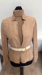 Marccain marc cain echt leren jasje suede maat, Kleding | Dames, Ophalen of Verzenden, Zo goed als nieuw, Maat 38/40 (M), Zwart