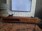 Teakhouten tv kast, Teakhout, Ophalen of Verzenden, Zo goed als nieuw, 200 cm of meer