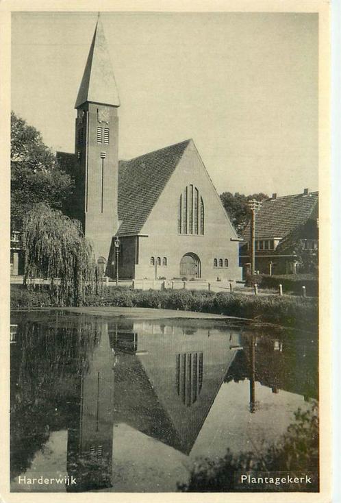 (387-014-009) Harderwijk Plantagekerk, Verzamelen, Ansichtkaarten | Nederland, Gelderland, Verzenden