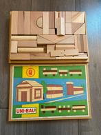 Uni-bau houten bouwblokken - vintage, Kinderen en Baby's, Speelgoed | Houten speelgoed, Ophalen of Verzenden, Zo goed als nieuw
