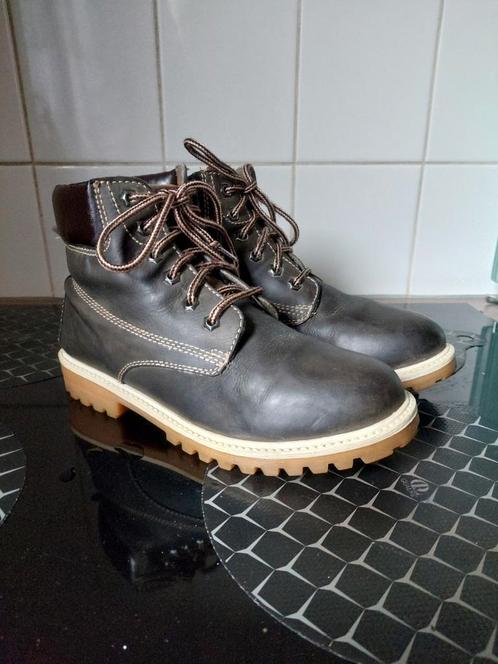 Boots d.groen gevet leder 38 Victory met voetbed 3x Gedragen, Kleding | Heren, Schoenen, Zo goed als nieuw, Boots, Overige kleuren