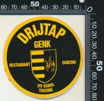 Sticker: Restaurant Dancing Drijtap - Genk, Verzamelen, Ophalen of Verzenden, Zo goed als nieuw, Bedrijf of Vereniging