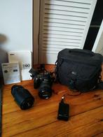 Nikon D90 met extra lens 70-300mm, handleiding en tas, Audio, Tv en Foto, Gebruikt, Ophalen of Verzenden