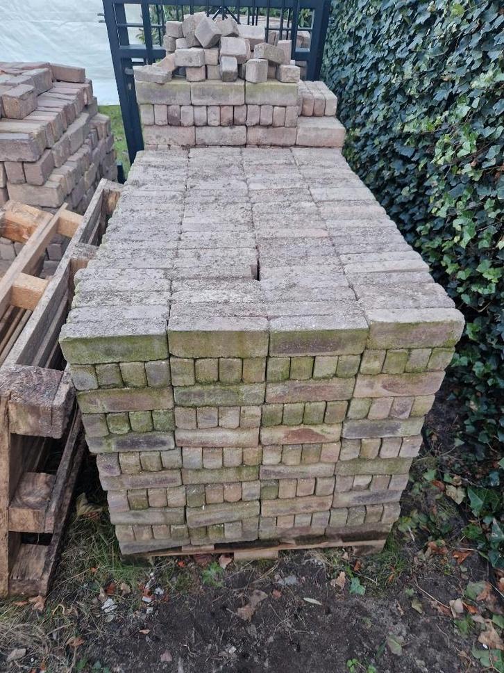 15m2 gebruikte betonklinkers, Tuin en Terras, Tegels en Klinkers, Gebruikt, Klinkers, Beton, 10 m² of meer, Ophalen