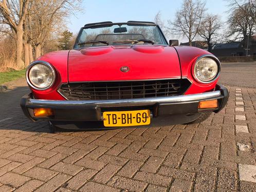 Fiat 124 Spider 1980 Rood, Auto's, Fiat, Particulier, Benzine, Cabriolet, Handgeschakeld, Geïmporteerd, Rood, Kunstmatig leder