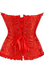 Aanbieding! Bustier corset Vinted dressing maat m, Ophalen of Verzenden, Rood, Body of Korset