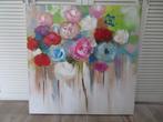 Canvas olieschilderij, Ophalen, Zo goed als nieuw, Schilderij, 75 tot 100 cm